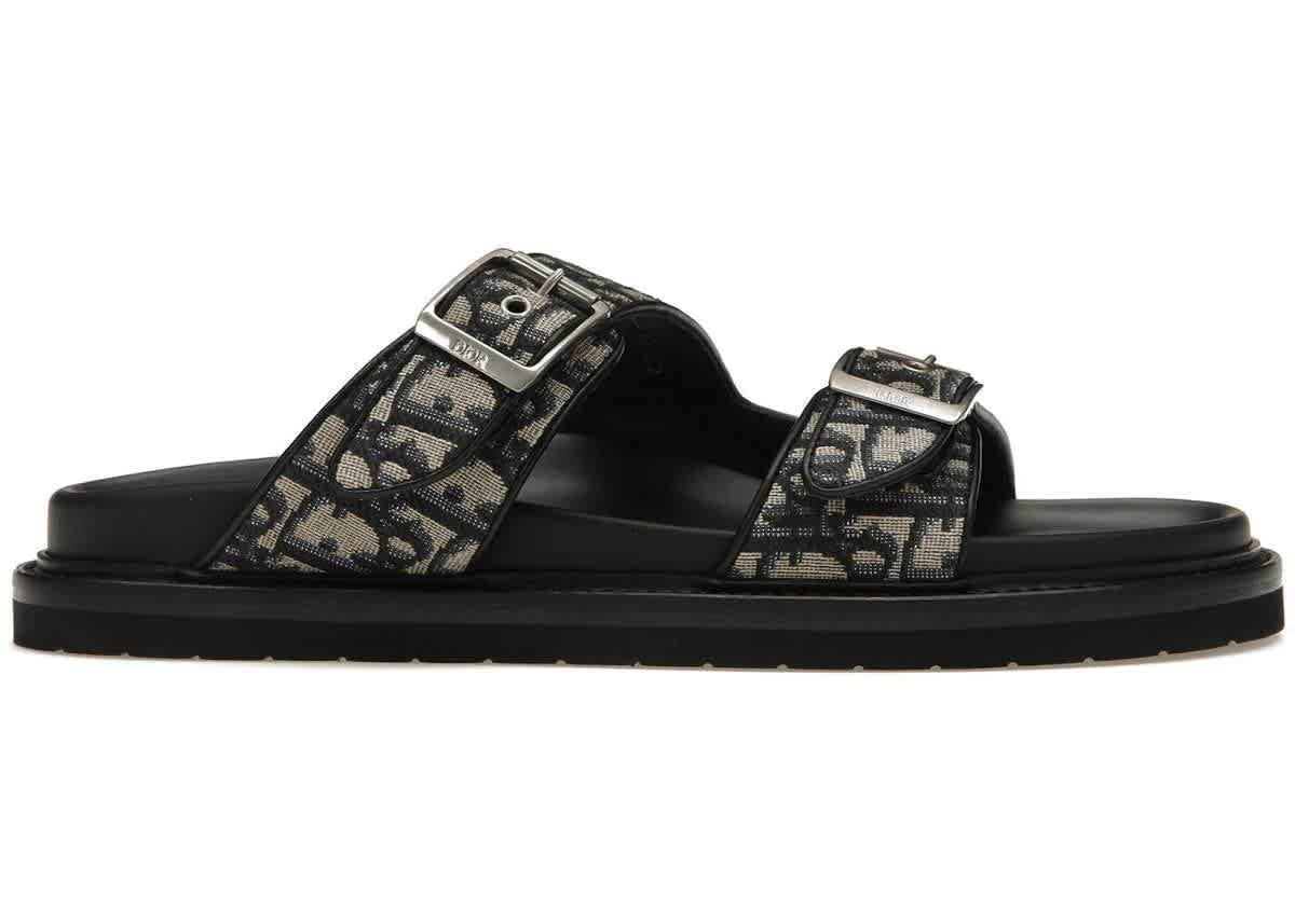 Dior Black Premium Alias Flip-flops-1