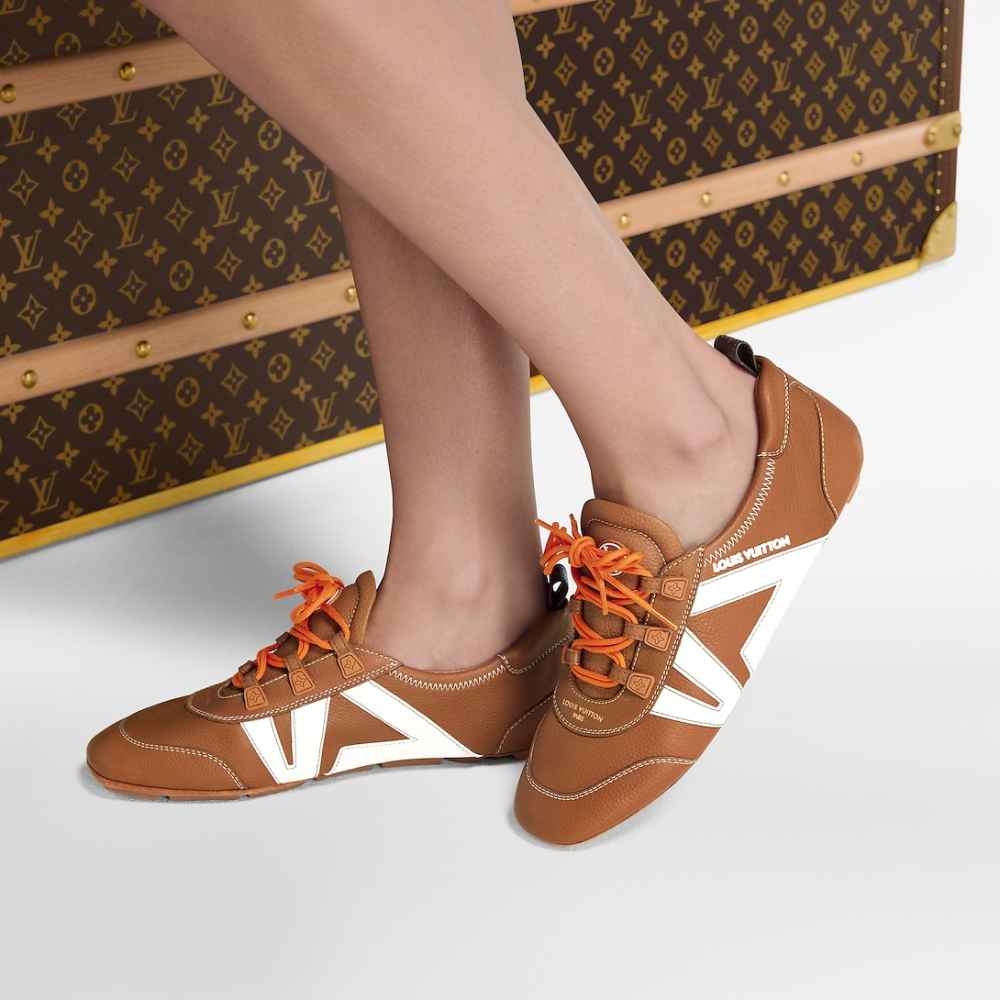 Louis Vuitton Brown Premium Quality Sneakers-5