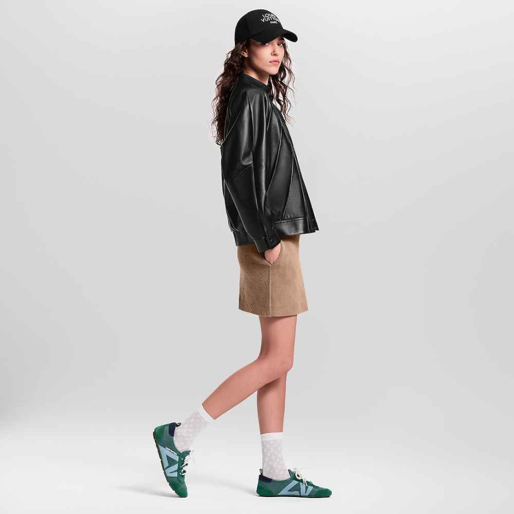 Louis Vuitton Green Premium Quality Sneakers-1