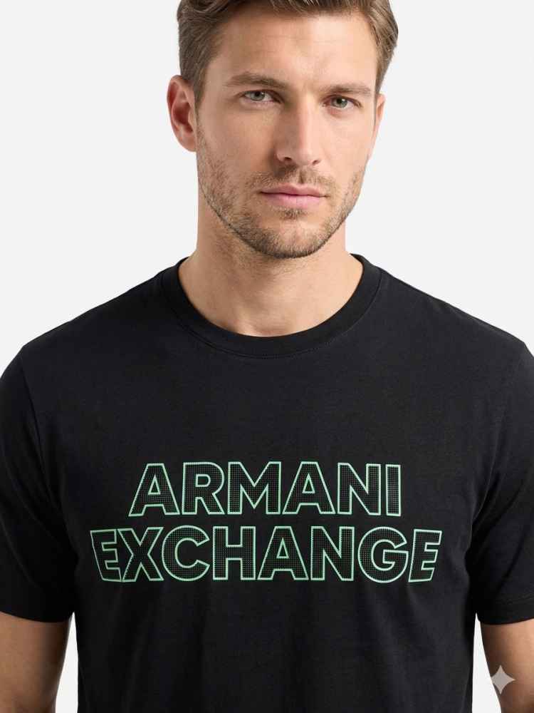 Armani Exchange Black Premium Quality T-Shirt-1