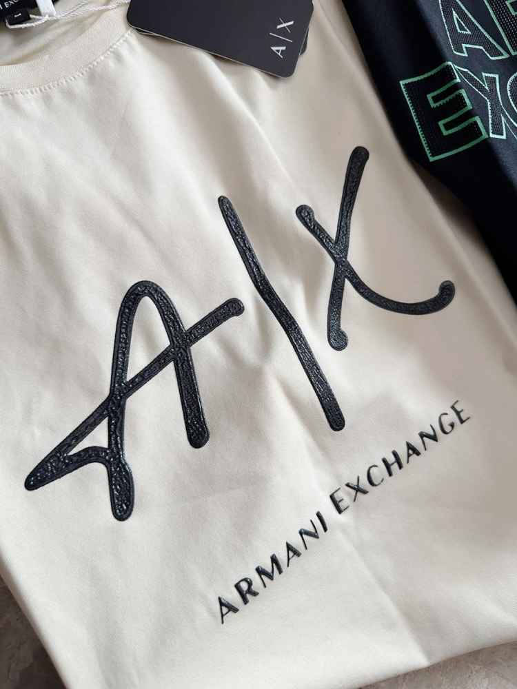 Armani Exchange Cream Premium Quality T-Shirt-1