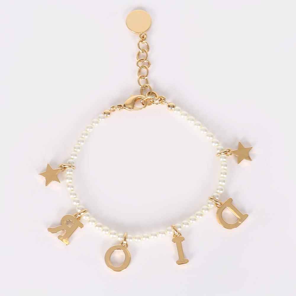 Dior Pearl Star Gold Color Women’s Bracelet-thumb-1