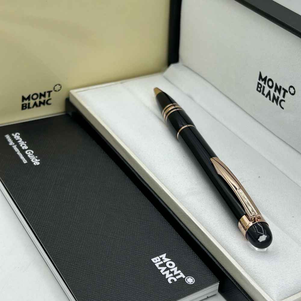 Mont Blanc Black Premium Writing Pen-thumb-0