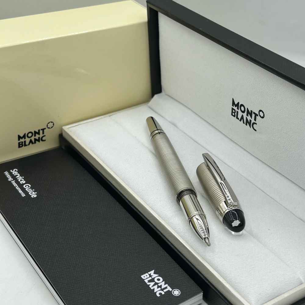 Mont Blanc Silver Premium Writing Pen-thumb-0