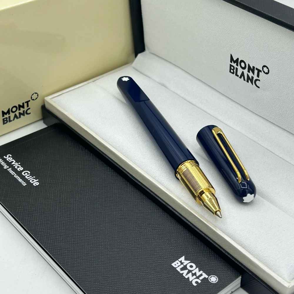 Mont Blanc Blue Premium Writing Pen-thumb-0