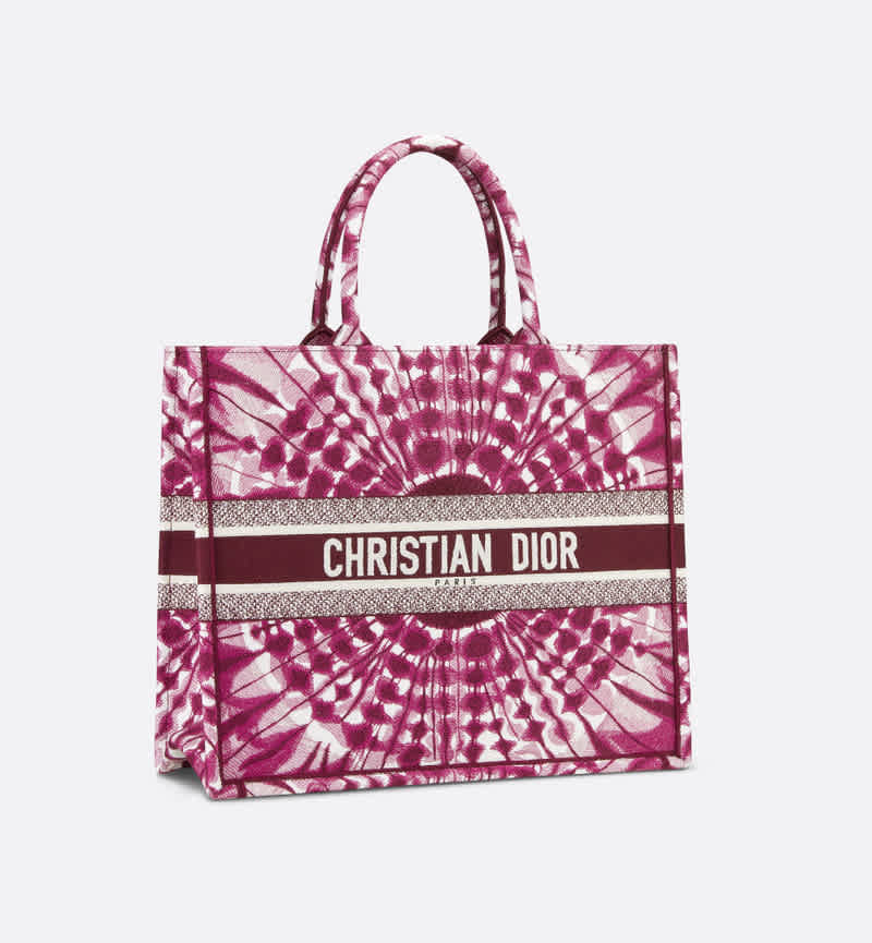 Christian Dior Book Red Tote Bag-2