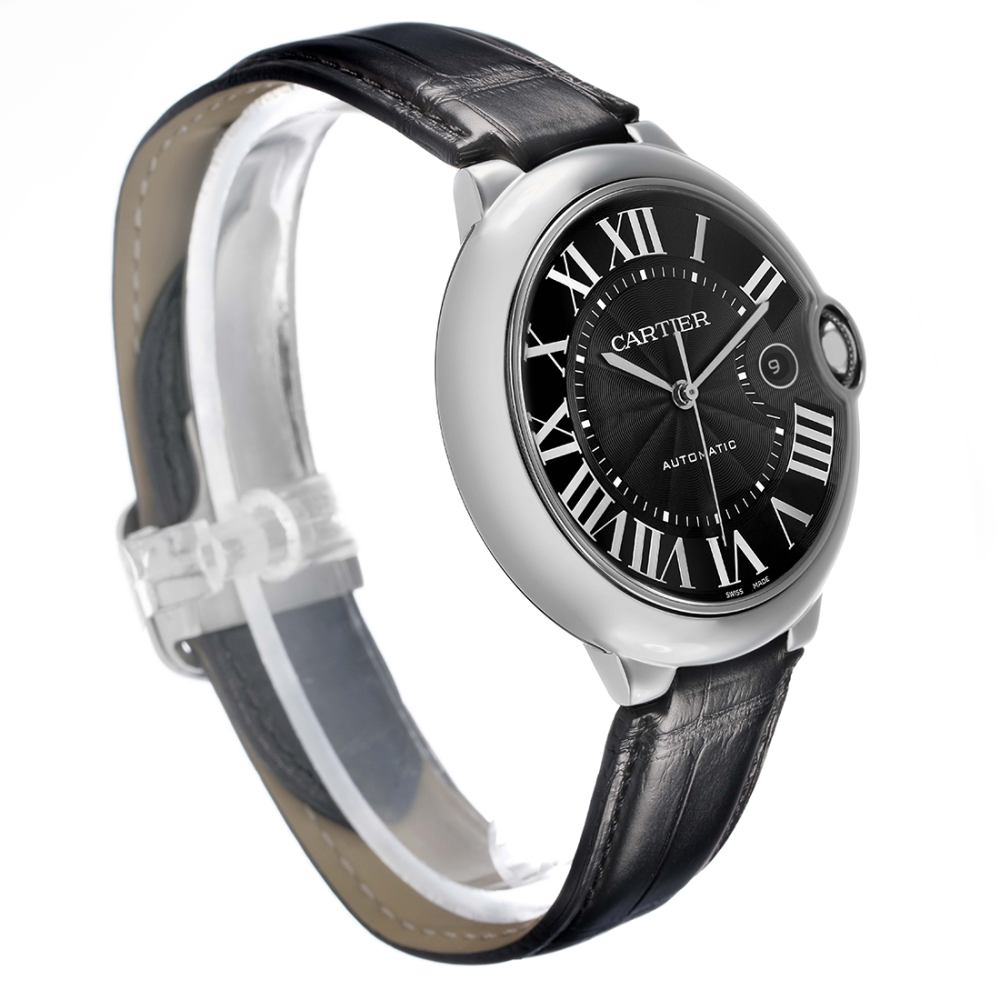 Cartier Ballon Bleu de Black Dial and Black Strap Watch WSBB0003-thumb-2