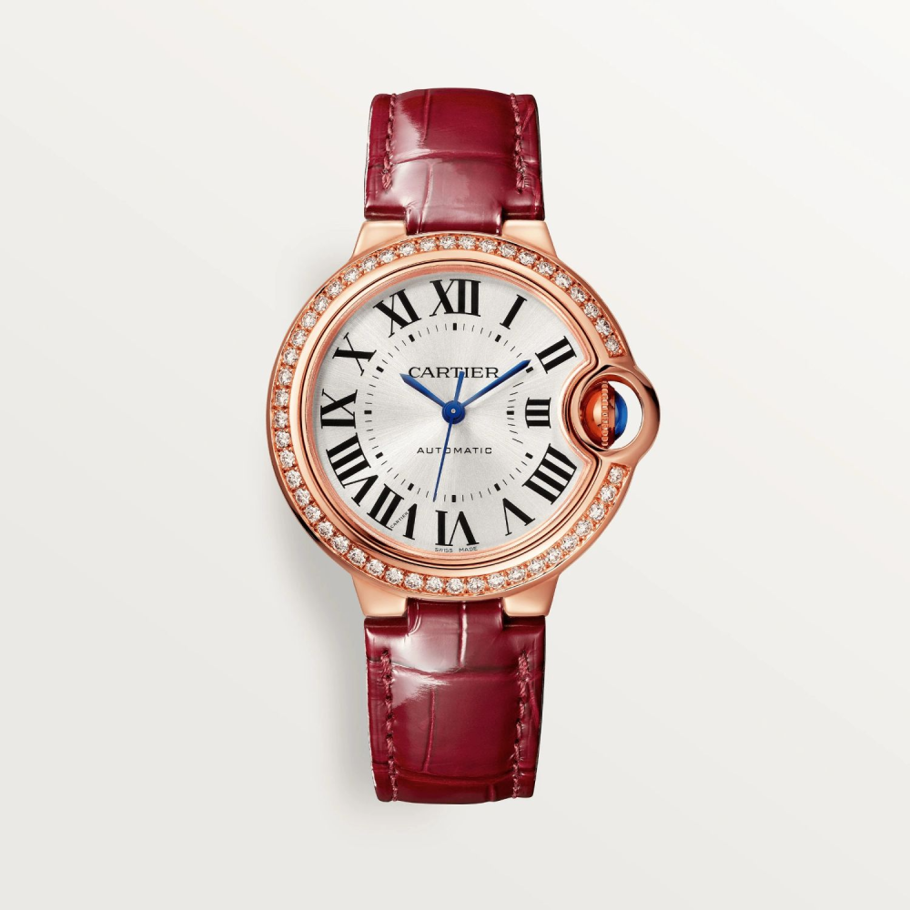 Cartier Ballon Bleu de 18K Rose Gold Watch WJBB0056-1