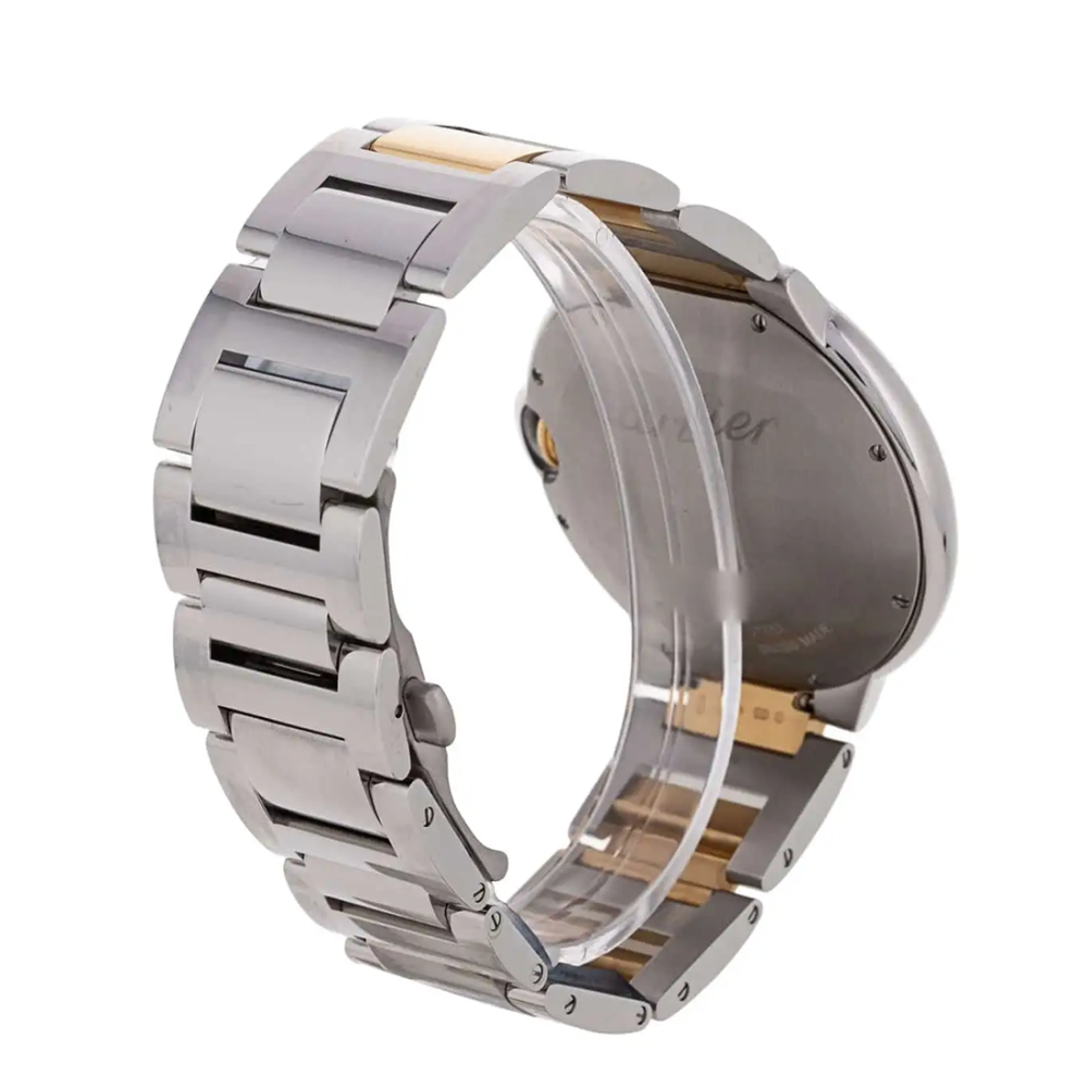 Cartier Ballon Bleu de 18K Yellow Gold Steel Watch WSBB0003-1