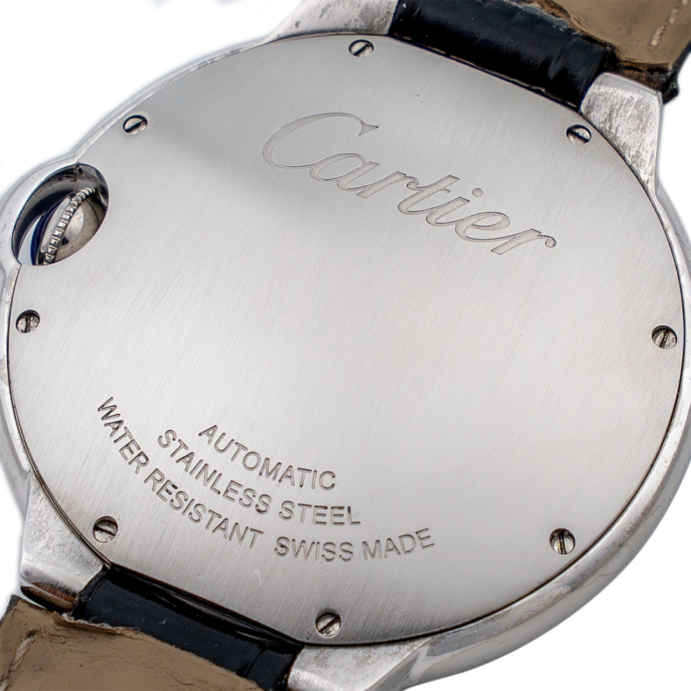 Cartier Ballon Bleu de White Gold with Diamond-set Bezel Watch W69016Z4-3