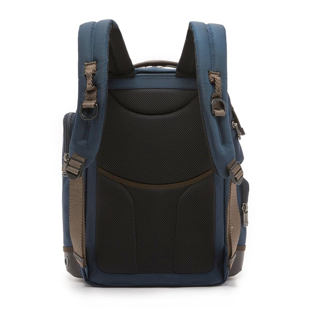 Tumi Alpha Bravo Briefcase Blue Backpack-1
