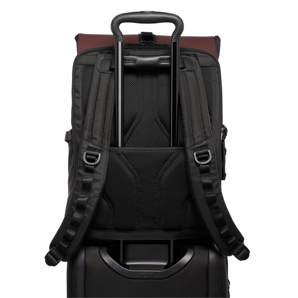 Tumi Alpha Bravo Logistics Flap Lid Wine Backpack-6