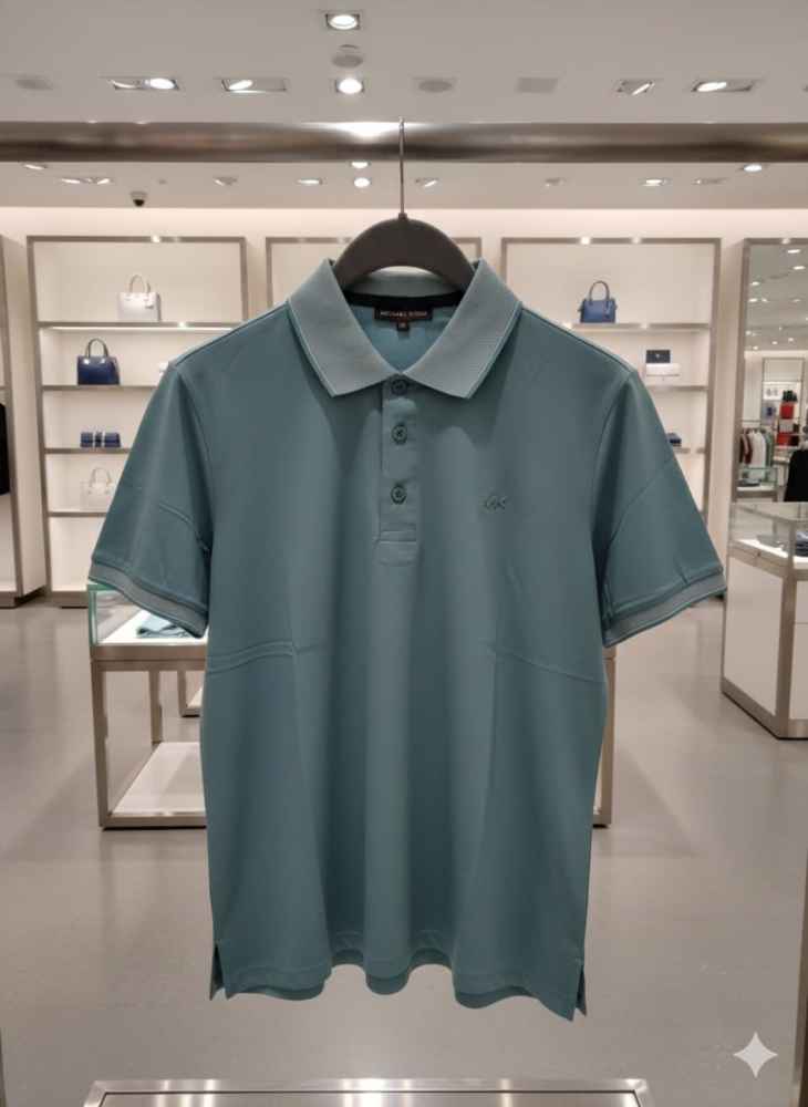 Michael Kors Teal Blue Premium T-shirt-thumb-2