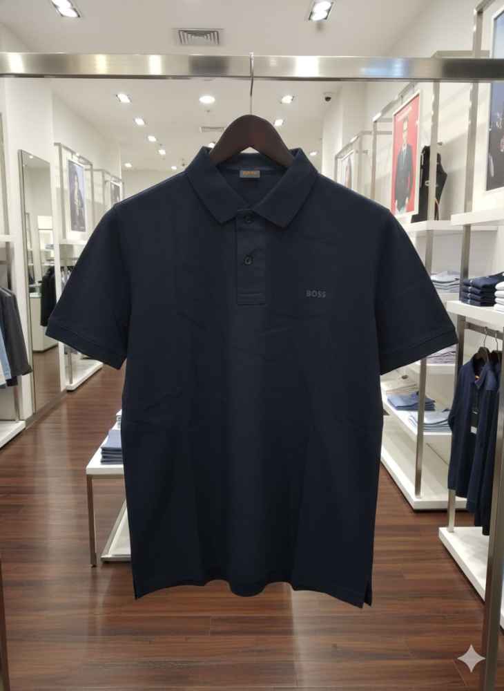 Hugo Boss Blue Premium Quality Tees-thumb-2