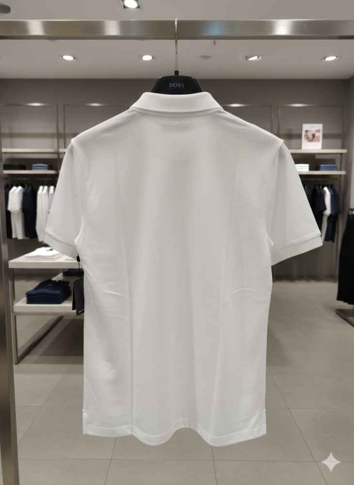Hugo Boss White Premium Quality Tees-thumb-3