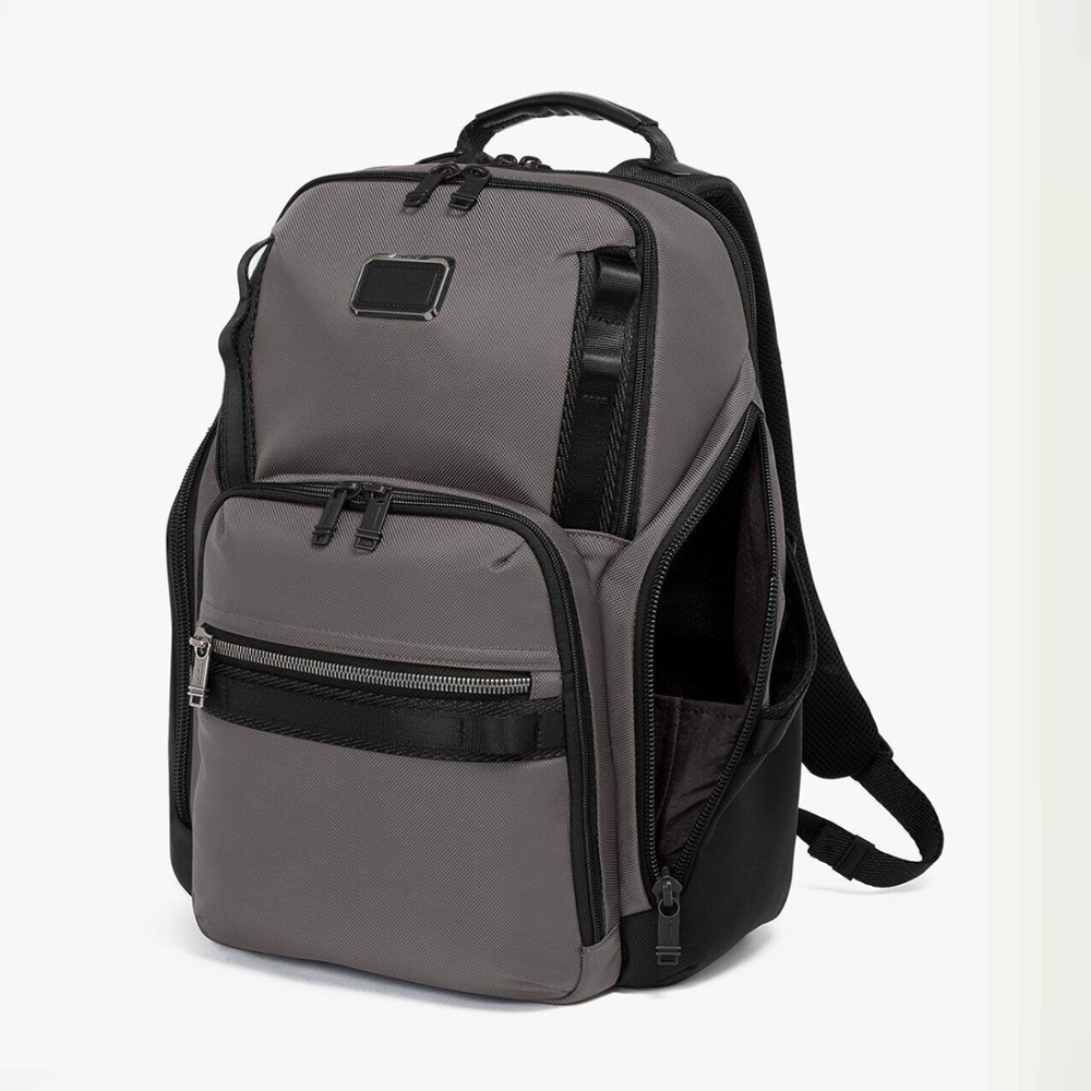 Tumi Alpha Bravo Search Grey Backpack-1