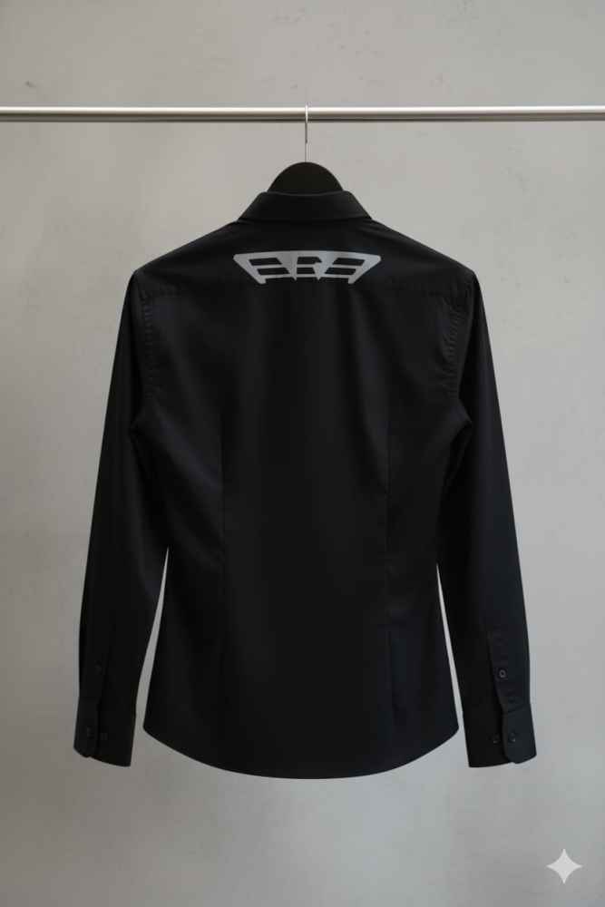 Armani Exchange Black Premium Quality Cotton Shirt-1