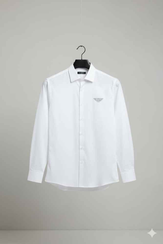Armani Exchange White Premium Quality Cotton Shirt-1