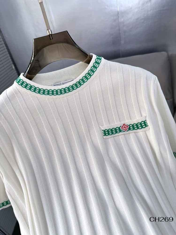 Casablanca White Premium Quality T-shirt-3