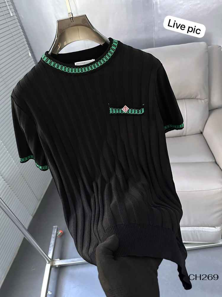 Casablanca Black Premium Quality T-shirt-2