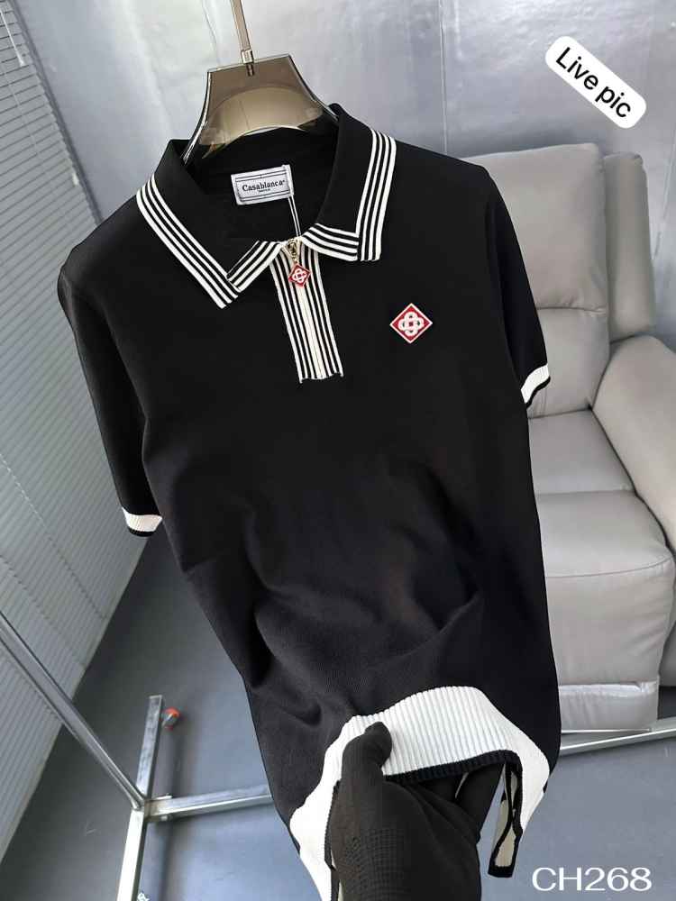 Casablanca Black Premium Quality T-shirt-thumb-3