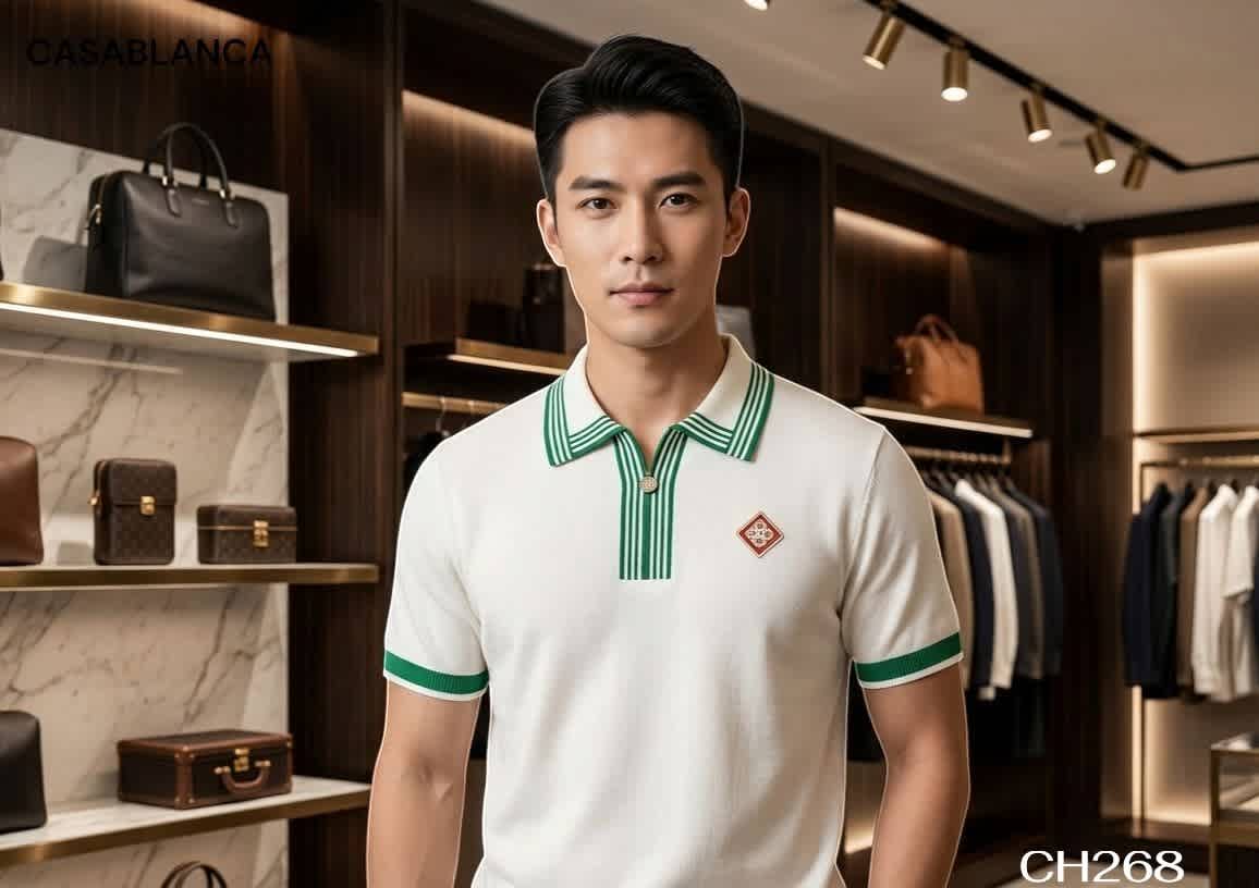 Casablanca White Premium Quality T-shirt-thumb-1