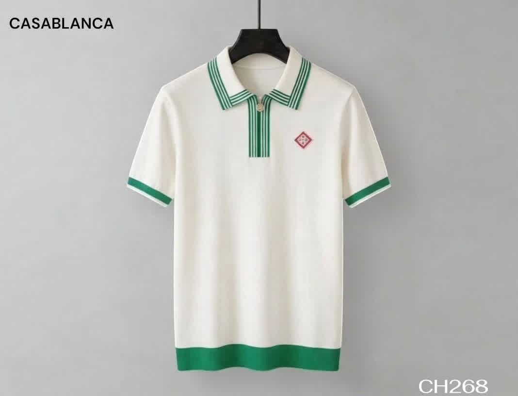 Casablanca White Premium Quality T-shirt-thumb-0