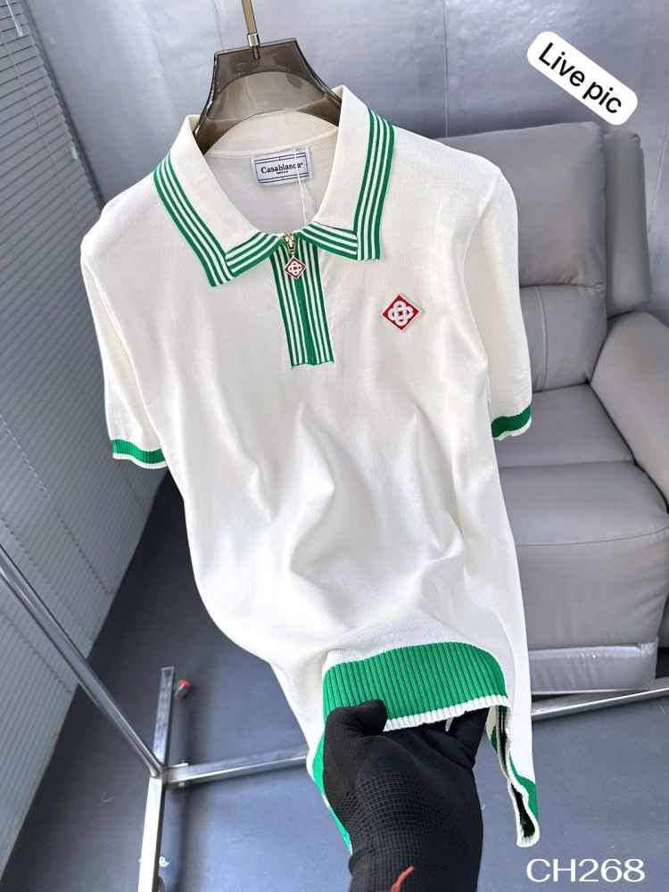 Casablanca White Premium Quality T-shirt-thumb-4