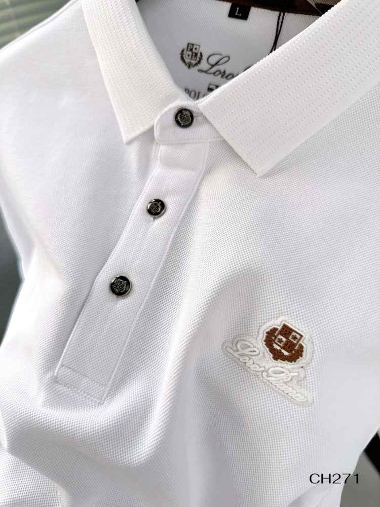 Loro Piana White Premium Quality T-Shirt-1