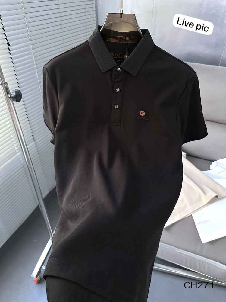 Loro Piana Black Premium Quality T-Shirt-thumb-1