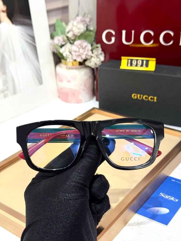 Gucci Black GG Women's Sunglasses-thumb-1