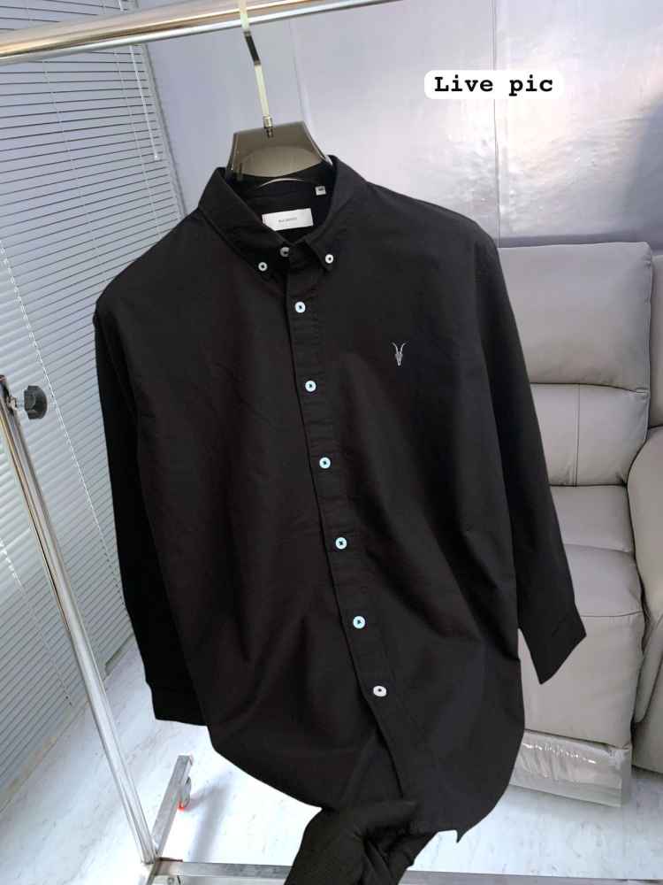 YSL Black Premium Quality Cotton Shirt-1