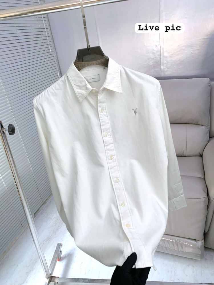 YSL White Premium Quality Cotton Shirt-1