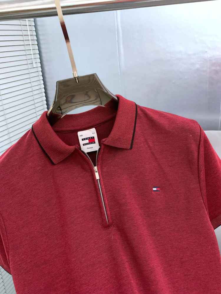 Tommy Hilfiger Red Premium Quality Tees-1