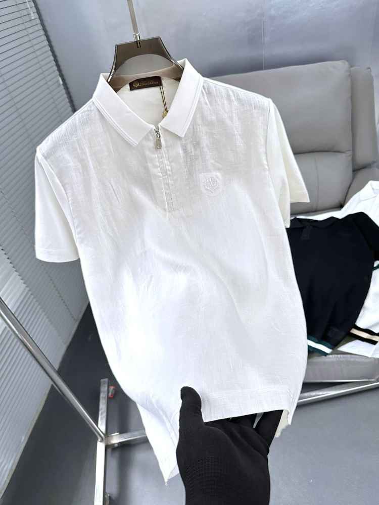 Loro Piana White Premium Quality T-Shirt-1