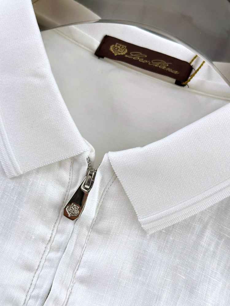 Loro Piana White Premium Quality T-Shirt-3