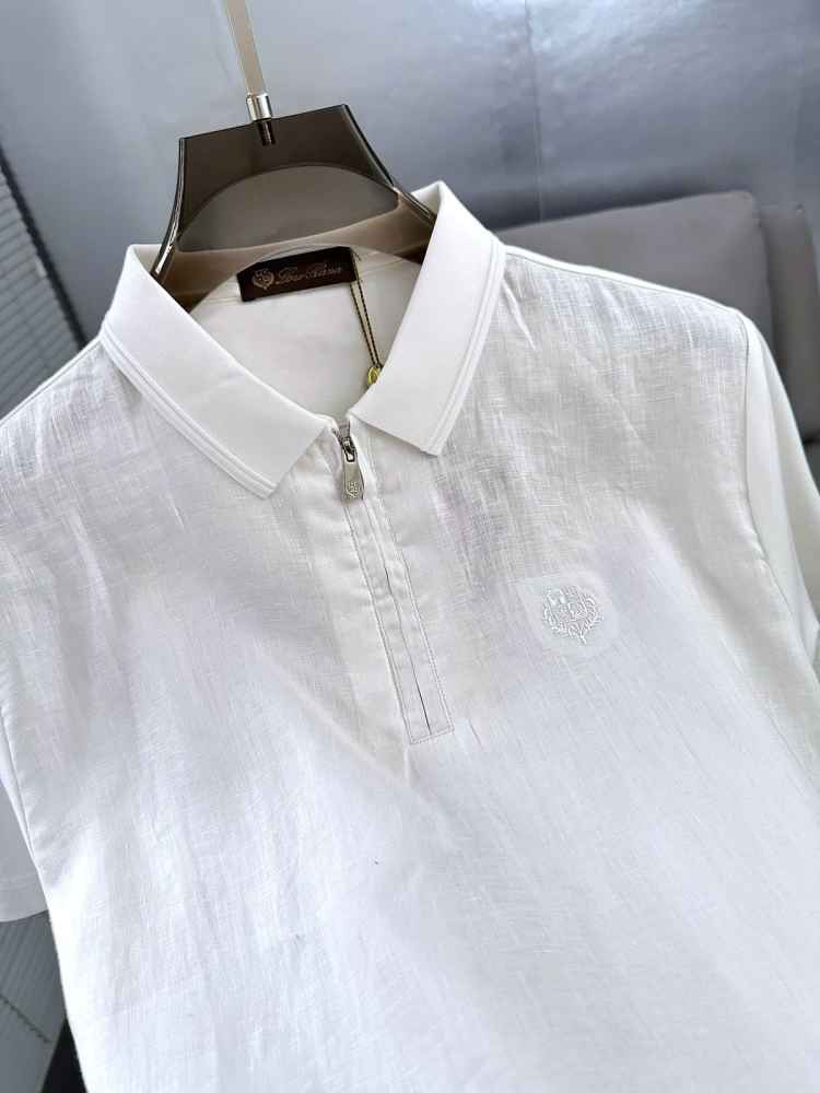 Loro Piana White Premium Quality T-Shirt-5