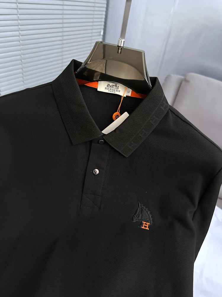Hermes Black Premium Quality T-shirt-2