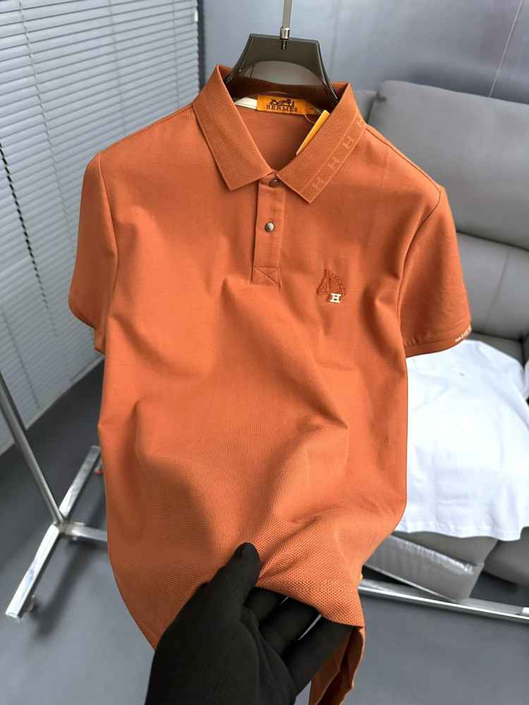 Hermes Brown Premium Quality T-shirt-1