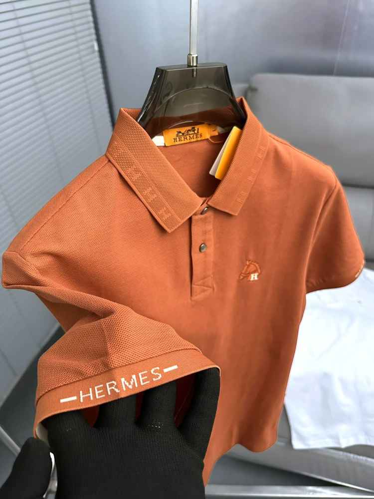 Hermes Brown Premium Quality T-shirt-3
