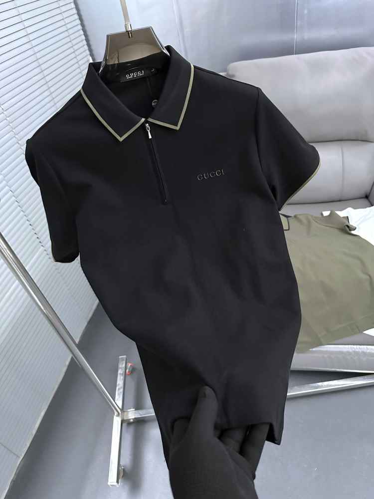 Gucci Black Premium Quality Polo T-shirt-2