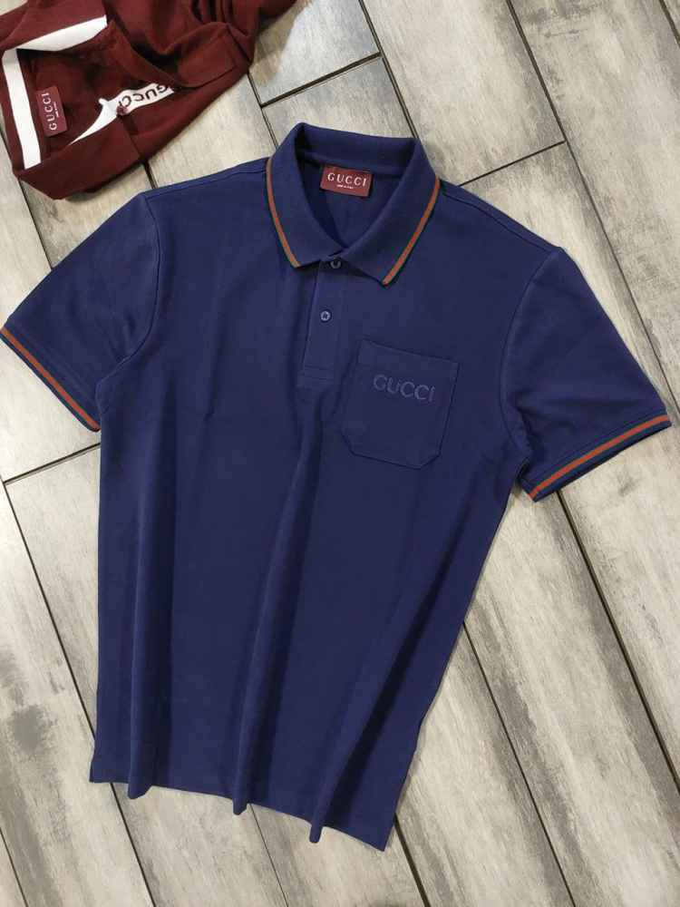 Gucci Blue Premium Quality Polo T-shirt-1