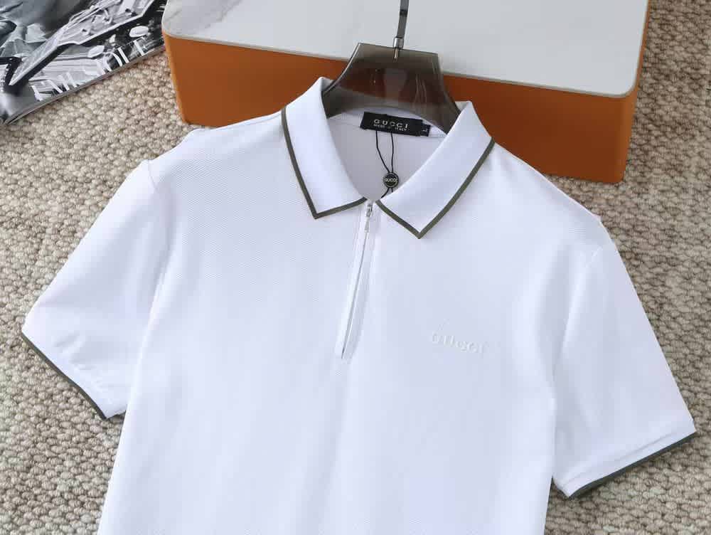Gucci White Premium Quality Polo T-shirt-3