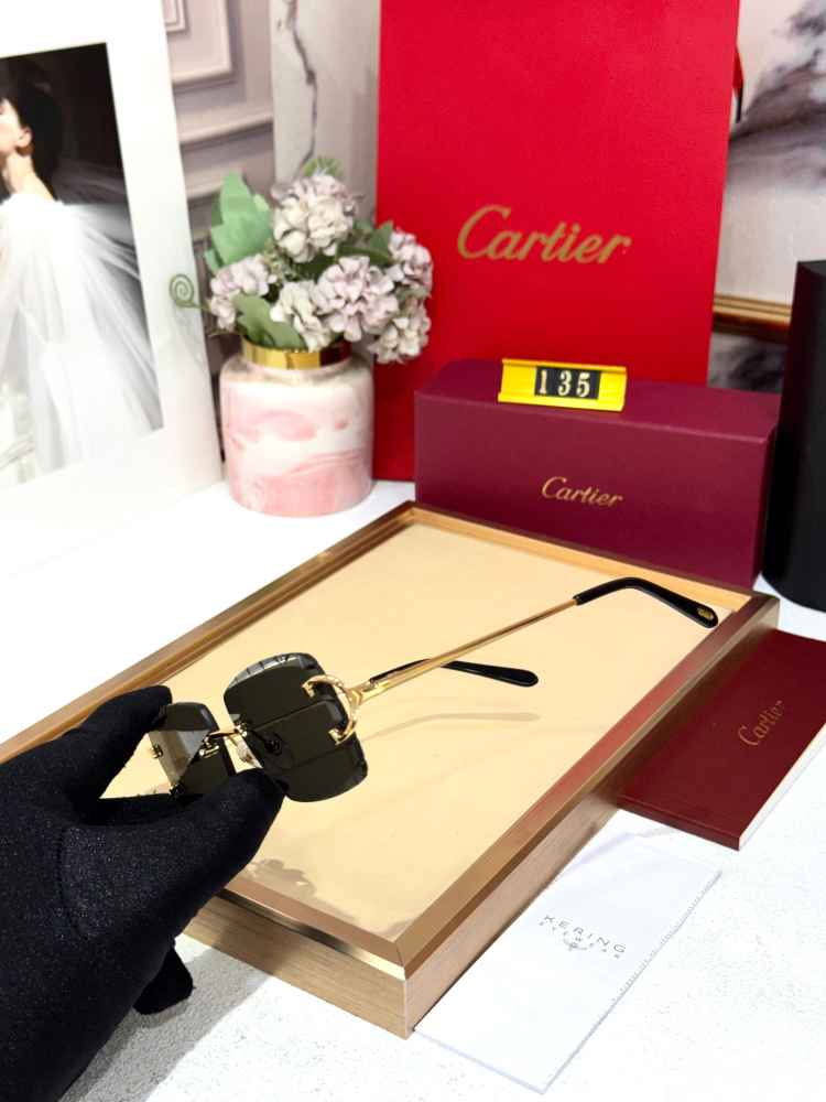 Cartier Colour Changing Lens Black Premium Sunglasses-1
