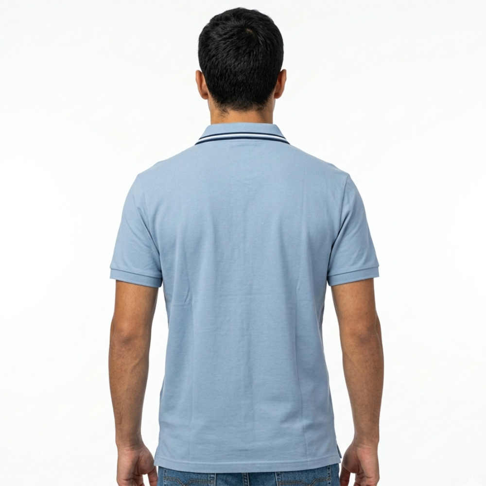 Burberry Grey Premium Quality Tees-thumb-2