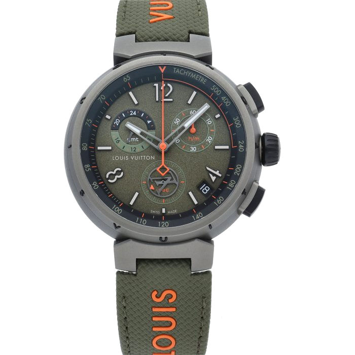 Louis Vuitton Tambour Outdoor Chronograph GMT Urban Jungle – QA154Z – Men's Watch-1