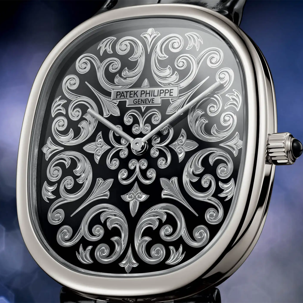 Patek Philippe Golden Ellipse 5738 Black Dial, Platinum, 5738/50P-001 Watch-4