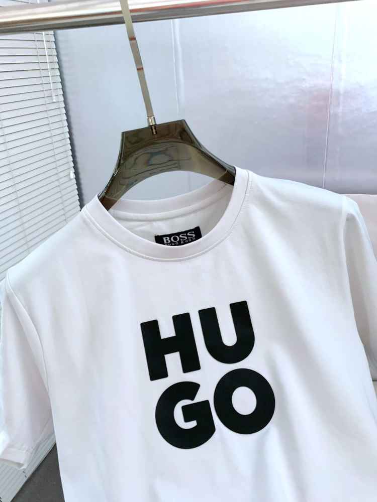 Hugo Boss White Premium Quality Polo Tees-thumb-2
