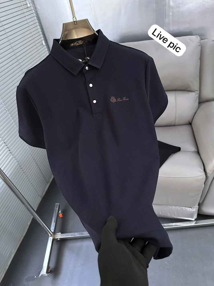 Loro Piana Blue Premium Quality T-Shirt-1