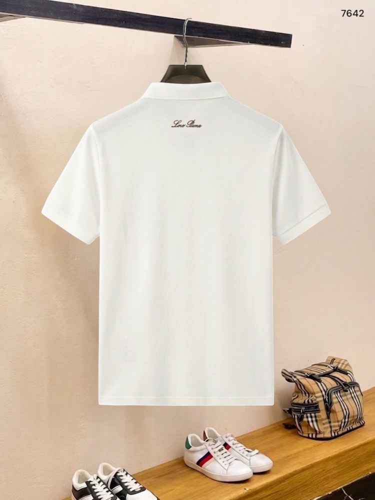 Loro Piana White Premium Quality T-Shirt-1